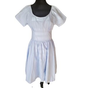 Isaac Mizrahi for Target 50s style Fit & Flare Full Skirt Scoop Neck Dress Sz 4